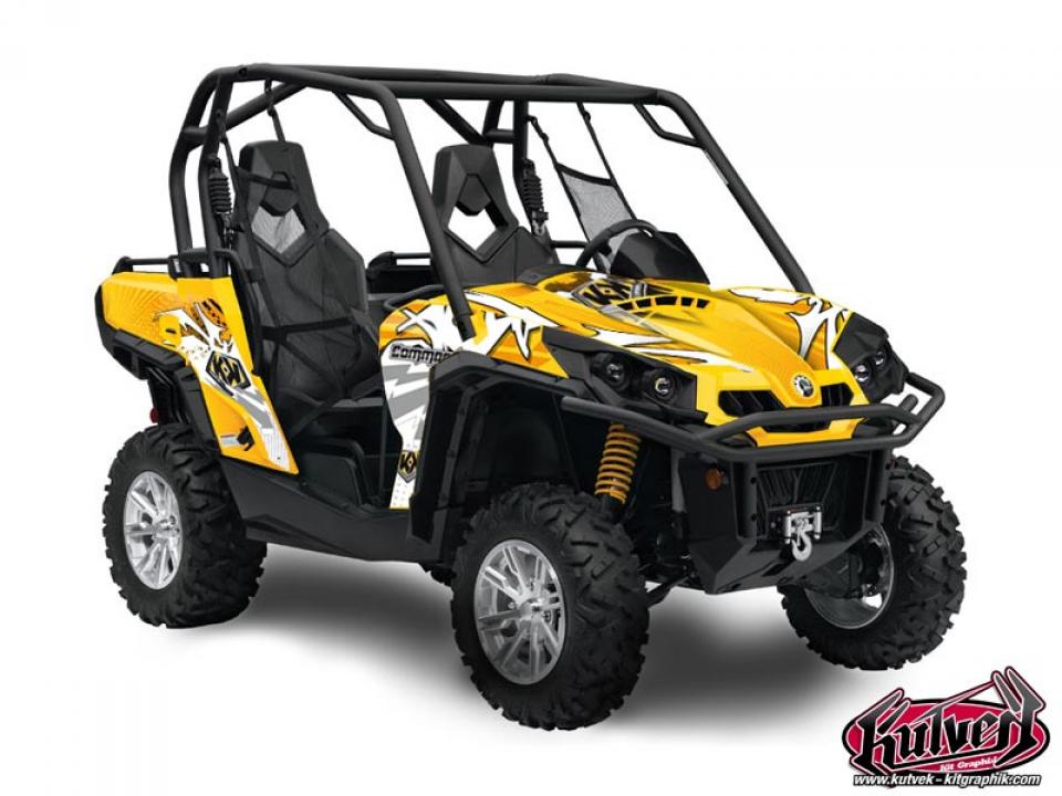 Autocollant stickers Kutvek pour Quad CAN-AM 1000 Commander XT DPS 2013 à 2017 Neuf