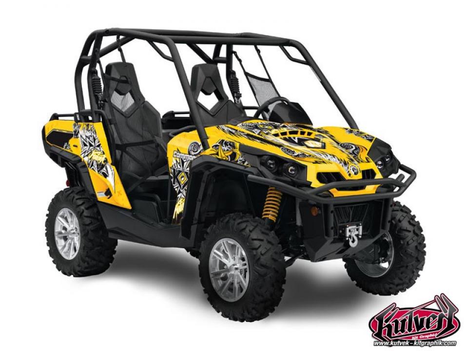 Autocollant stickers Kutvek pour Quad CAN-AM 1000 Commander XT DPS 2013 à 2017 Neuf
