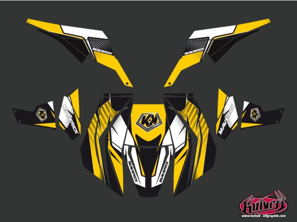 Autocollant stickers Kutvek pour SSV CAN-AM 1000 MAVERICK XRS 2013 à 2015 Neuf