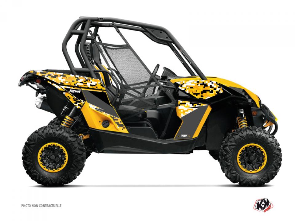 Autocollant stickers Kutvek pour SSV CAN-AM 1000 MAVERICK XRS 2013 à 2015 Neuf