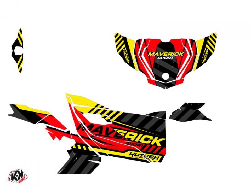 photo piece : Autocollant stickers->CAN-AM MAVERICK R TRAIL EFI