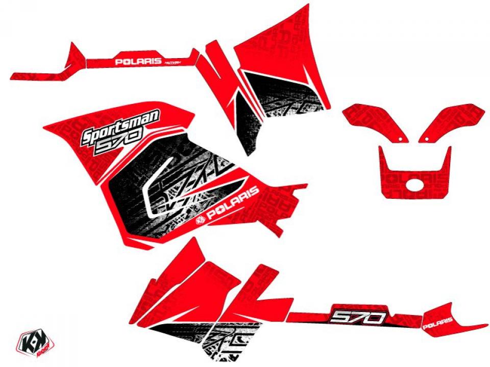 Autocollant stickers Kutvek pour Quad Polaris 570 Sportsman 2014 à 2017 Neuf