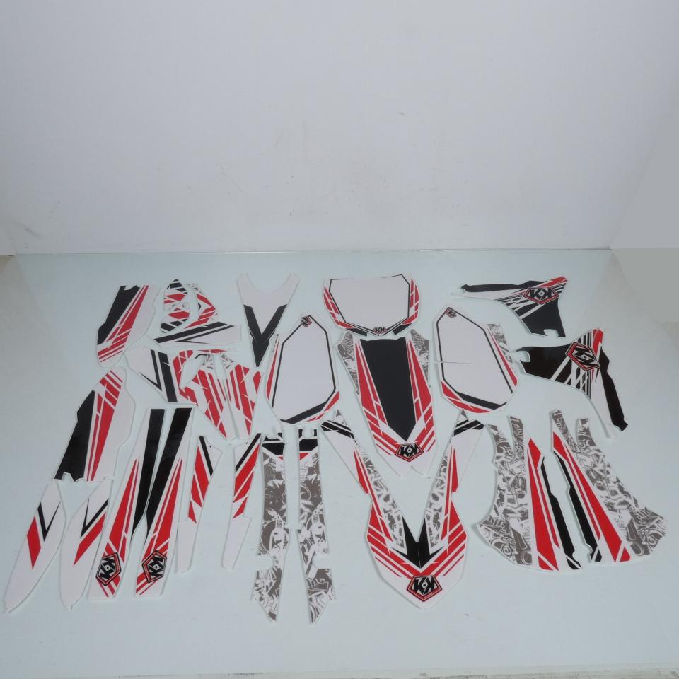 Kit Déco Autocollant SPIRIT ROUGE 26 pièces Kutvek pour Moto Yamaha 450 YZF