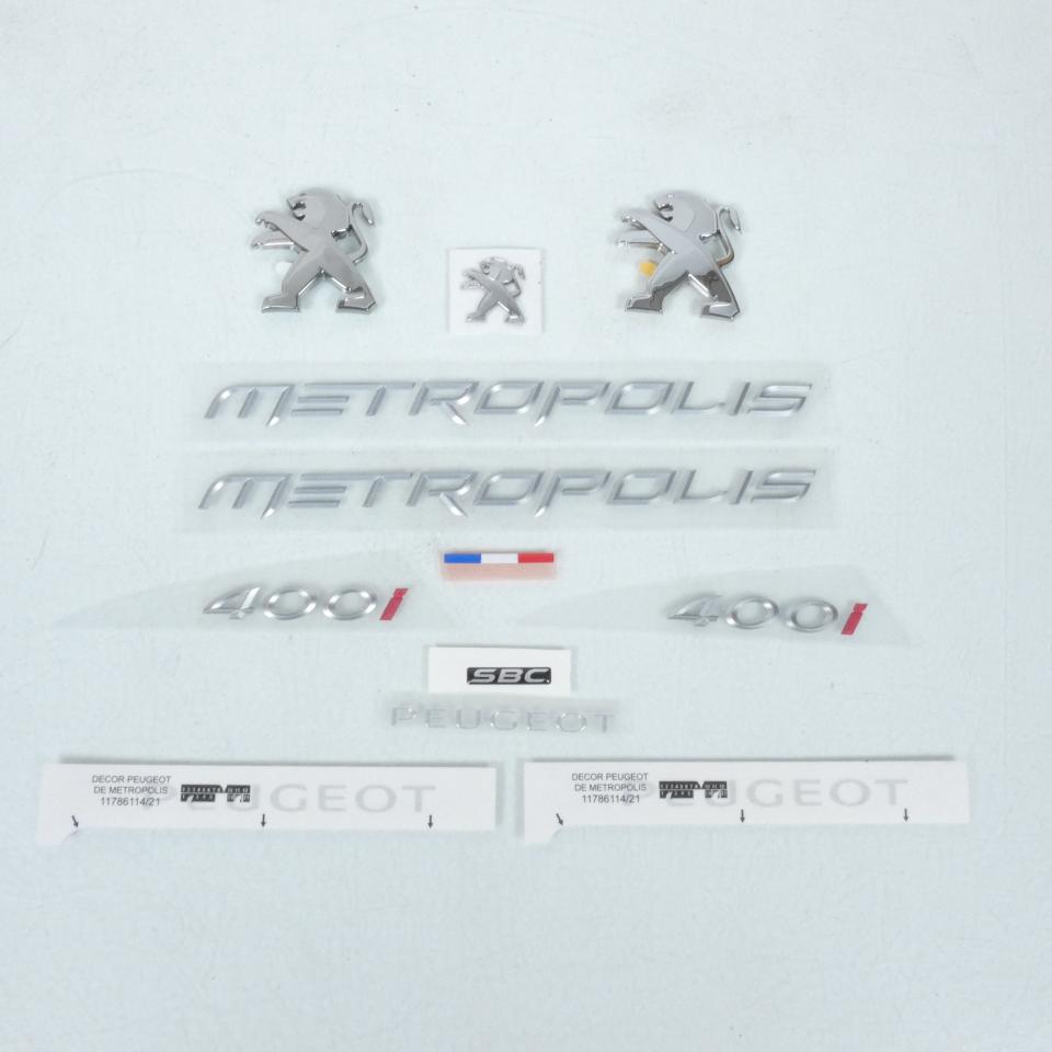 Jeu de décors Autocollant stickers pour scooter Peugeot 400 Metropolis 803818