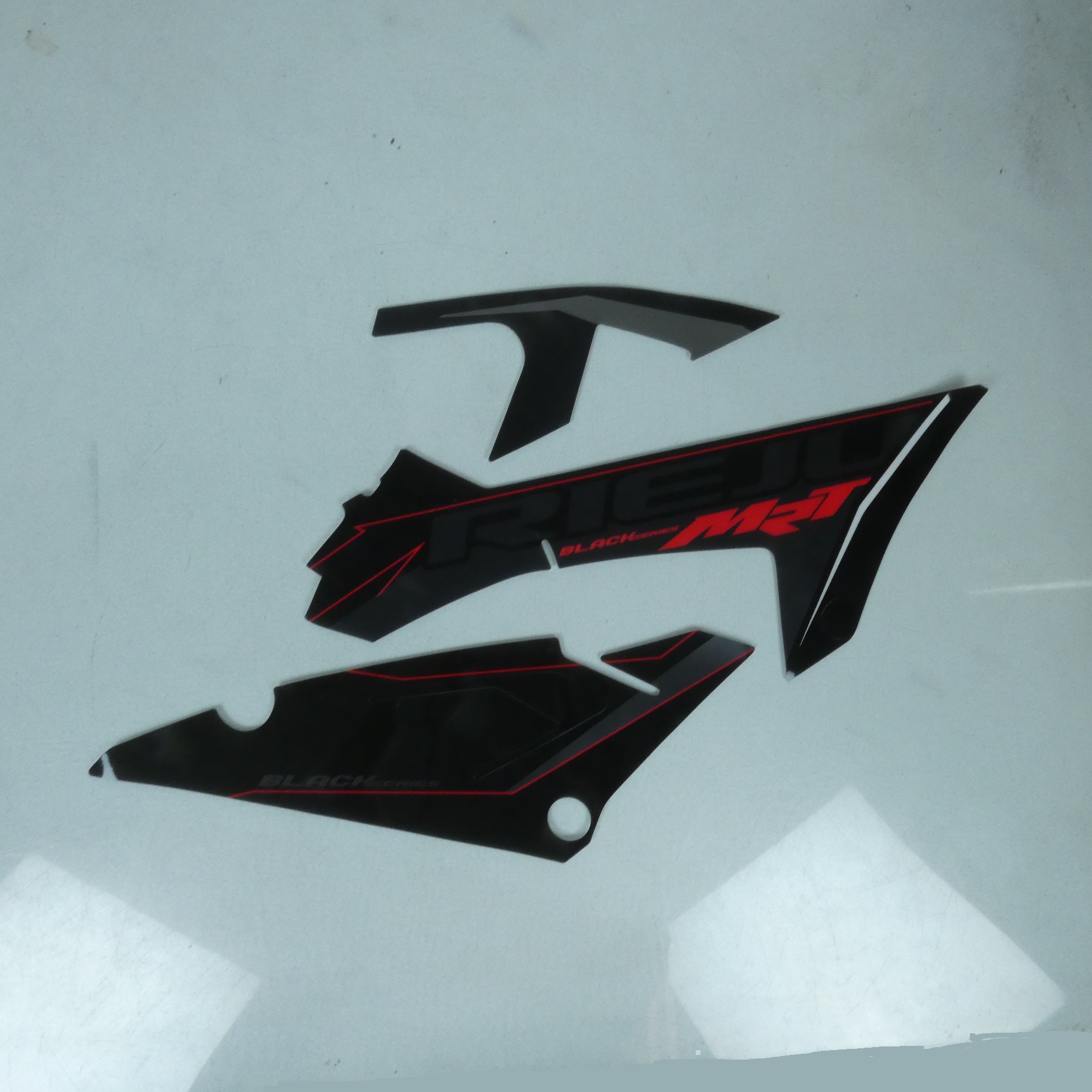 Kit déco Autocollant Black series pour moto Rieju 50 Mrt Pro 2022 0/000.390.5359