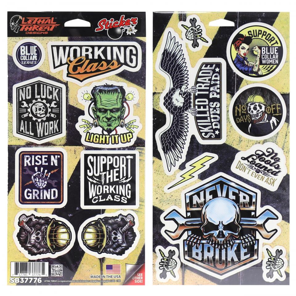 Autocollant stickers LETHAL THREAT pour Auto Neuf
