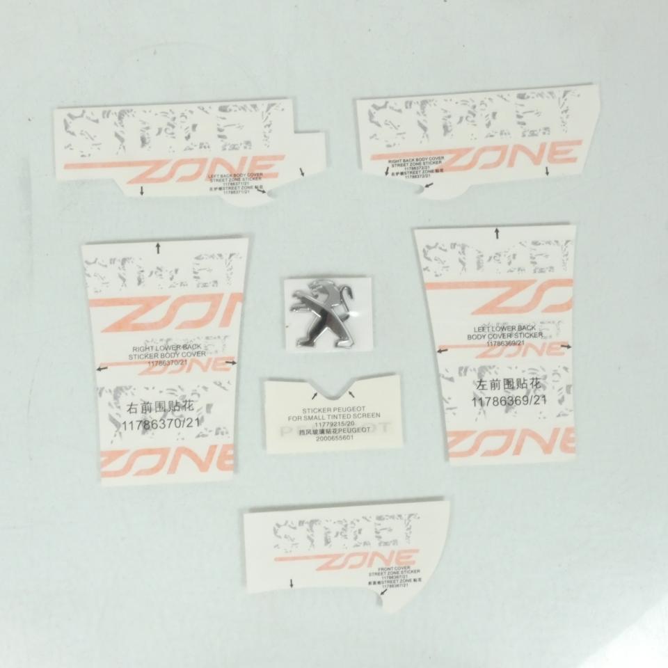 Autocollant stickers pour Peugeot STREETZONE