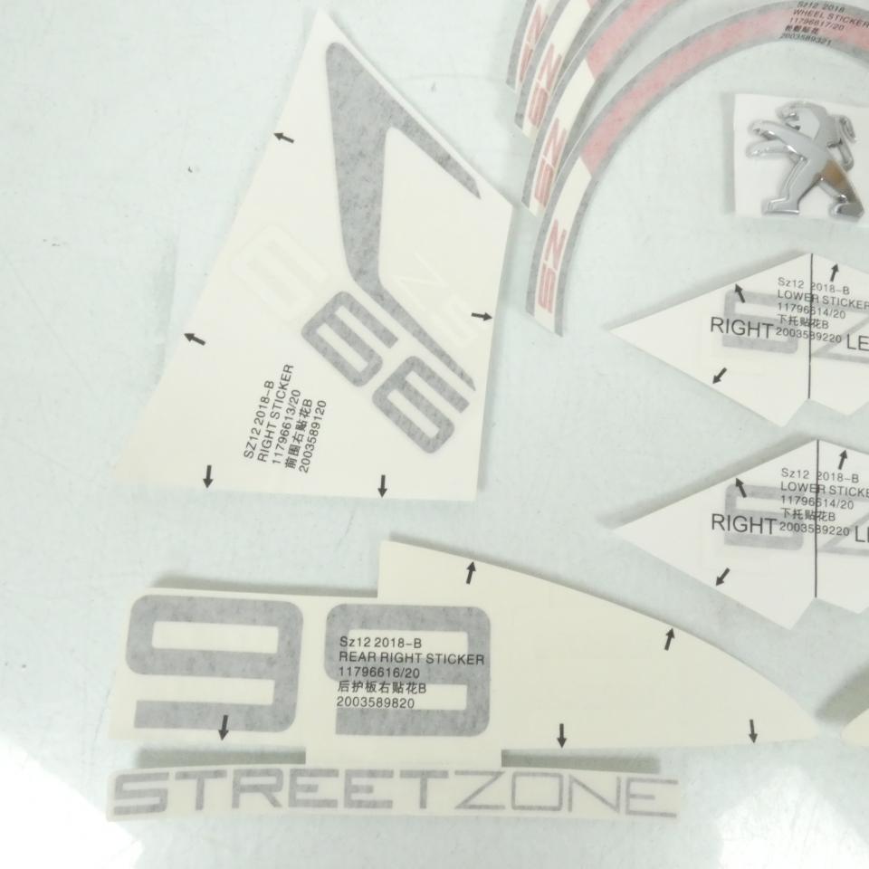Kit Déco Autocollant stickers pour scooter Peugeot 50 STREETZONE 804466 Neuf