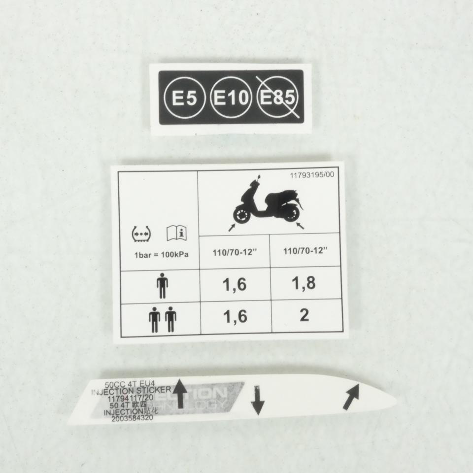 Kit Autocollant Black Edition pour scooter Peugeot 50 KISBEE 2018-20 807254