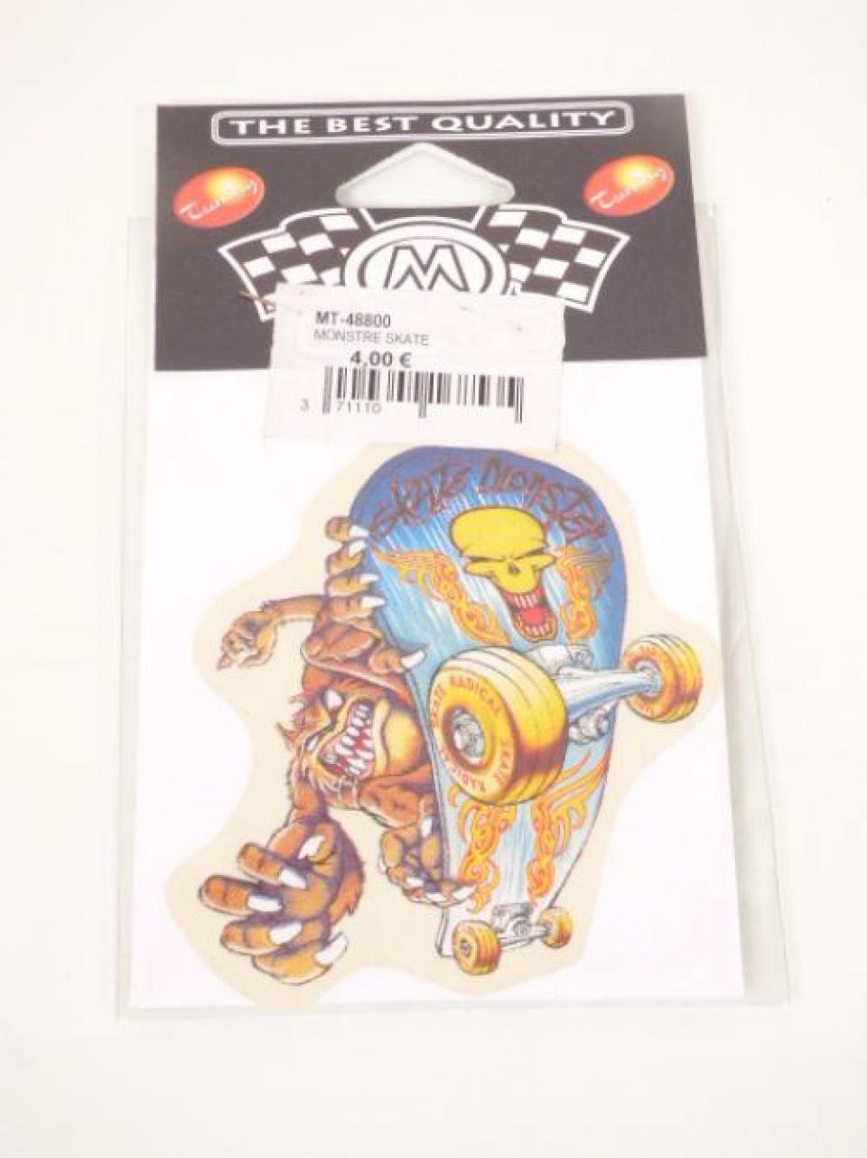 Autocollant stickers MERYT monstre skate tribal tete de mort pour moto MT-48800 Neuf