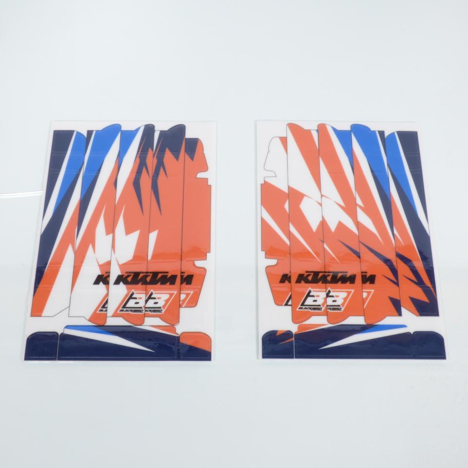 Kit stickers autocollant déco grille de radiateur Blackbird pour moto KTM 125 SX 2016