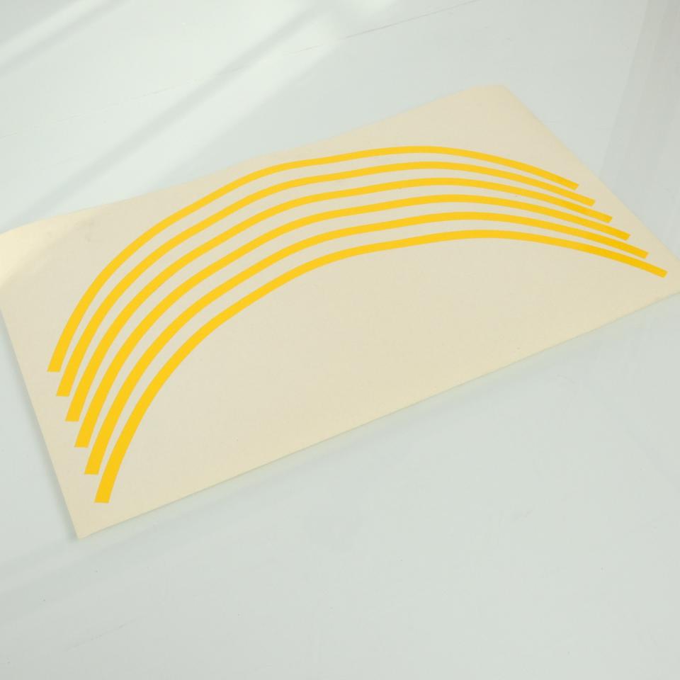 Kit liserés de jante jaune origine pour moto Suzuki 990D0-WHEEL-YEL Neuf