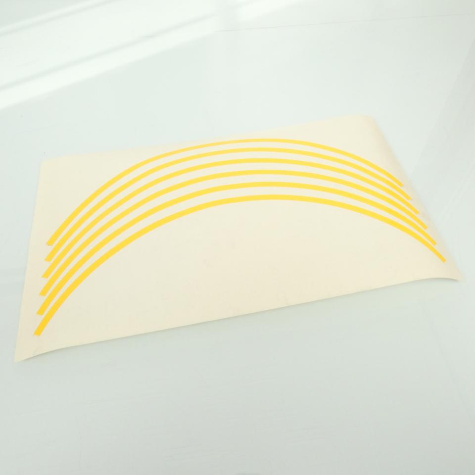 Kit liserés de jante jaune origine pour moto Suzuki 990D0-WHEEL-RZL Neuf