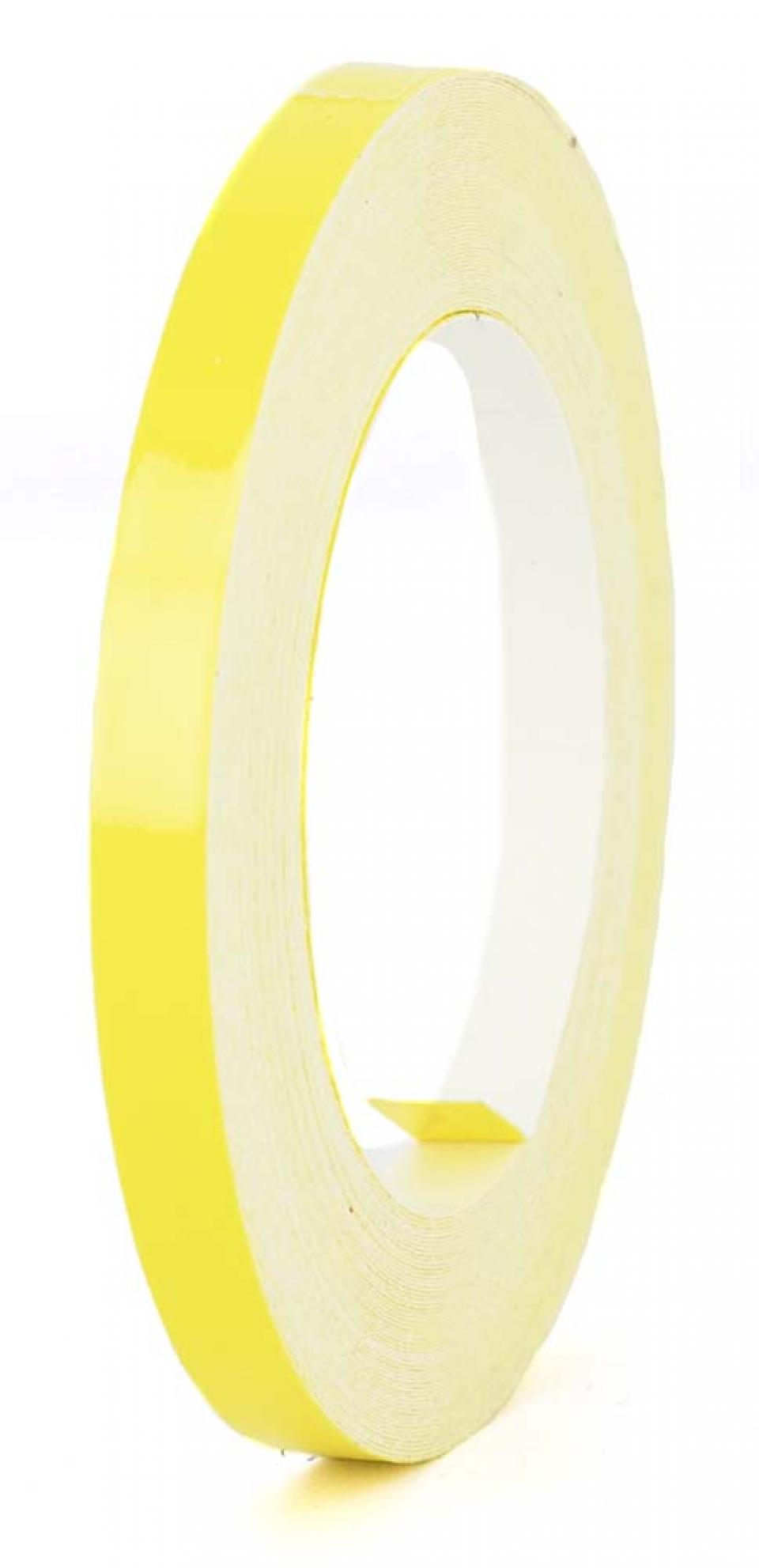 Liseré de jante Motip pour moto LB03XF / Jaune / 6mm x 10m Neuf
