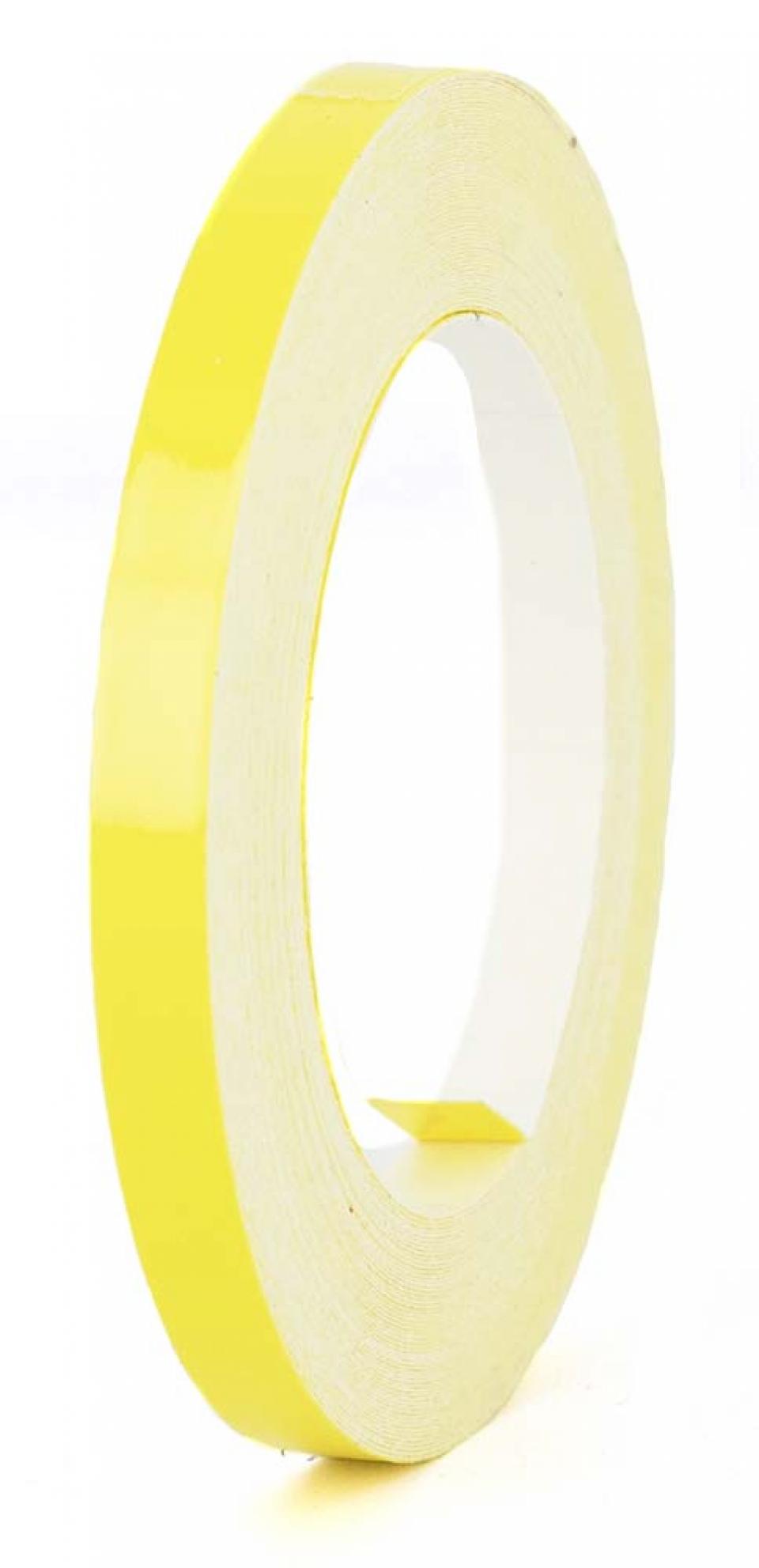 Liseré de jante Motip pour moto LB03XF / Jaune / 6mm x 10m Neuf