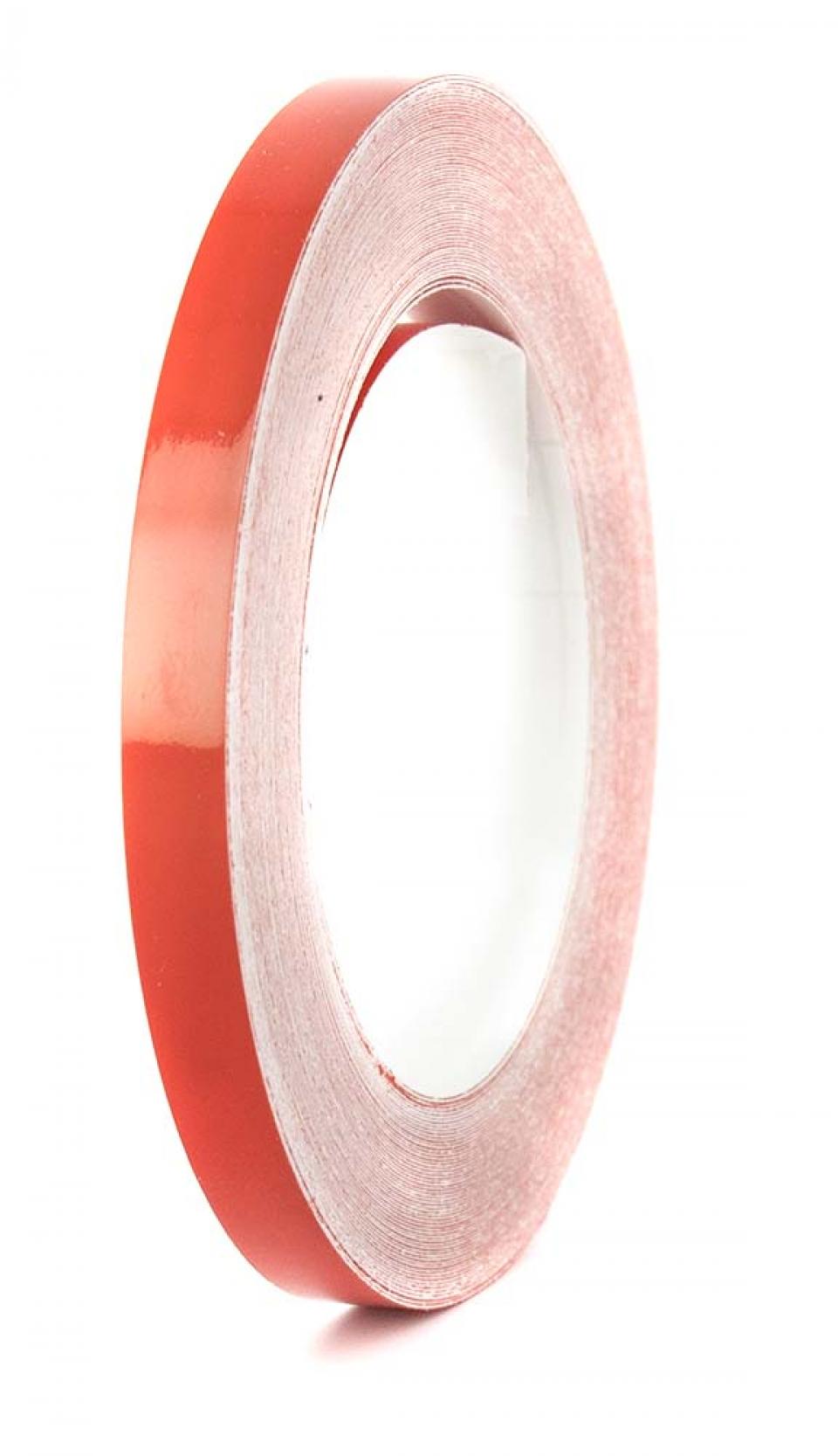 Liseré de jante Motip pour moto LB03AK rouge 6mm x 10m Neuf