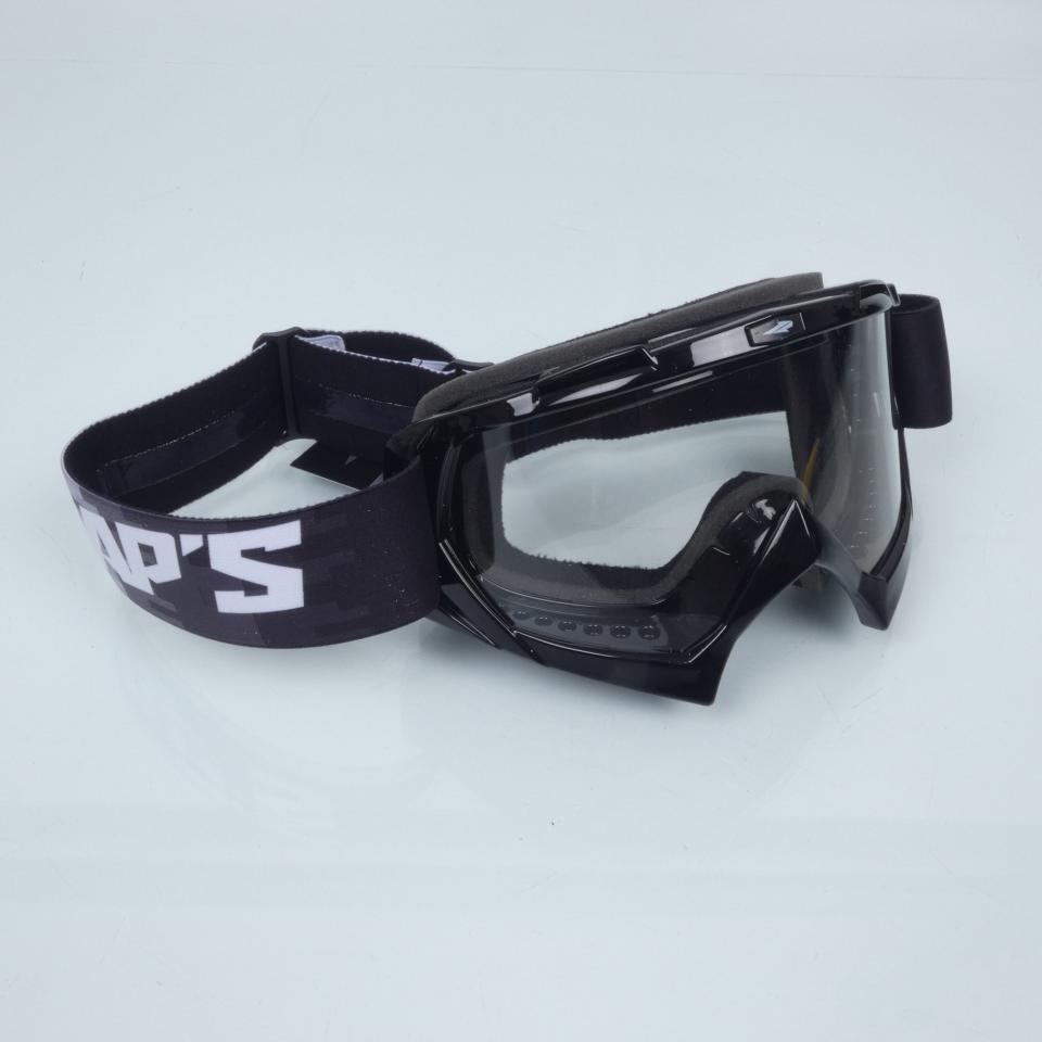 Masque lunette cross Swaps Pixel noir pour moto supermotard enduro cross TT Neuf