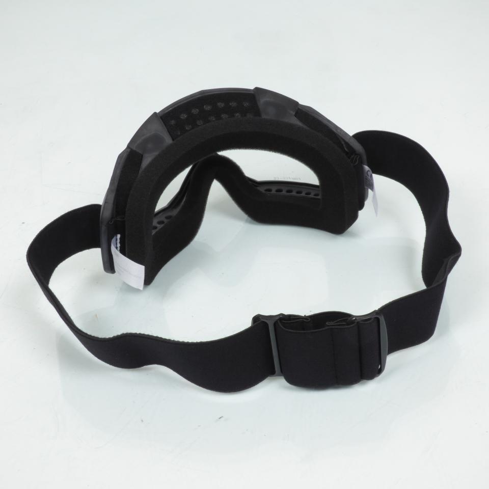 Lunette masque pour moto quad supermotard enduro cross Trendy MTC01 noir écran transparent