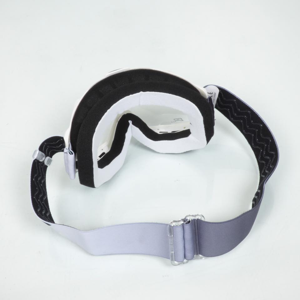 Masque lunette ProGrip 3201 blanc pour casque motocross enduro quad tout terrain