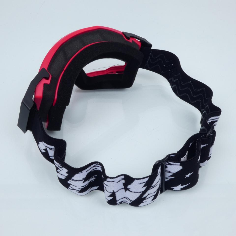 Masque lunette cross Noend 7.2 Cracked Series rouge pour moto supermotard Neuf
