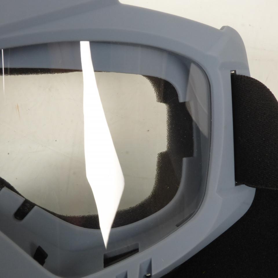 Masque lunette cross gris Nexone pour motocross enduro TT tout terrain Neuf