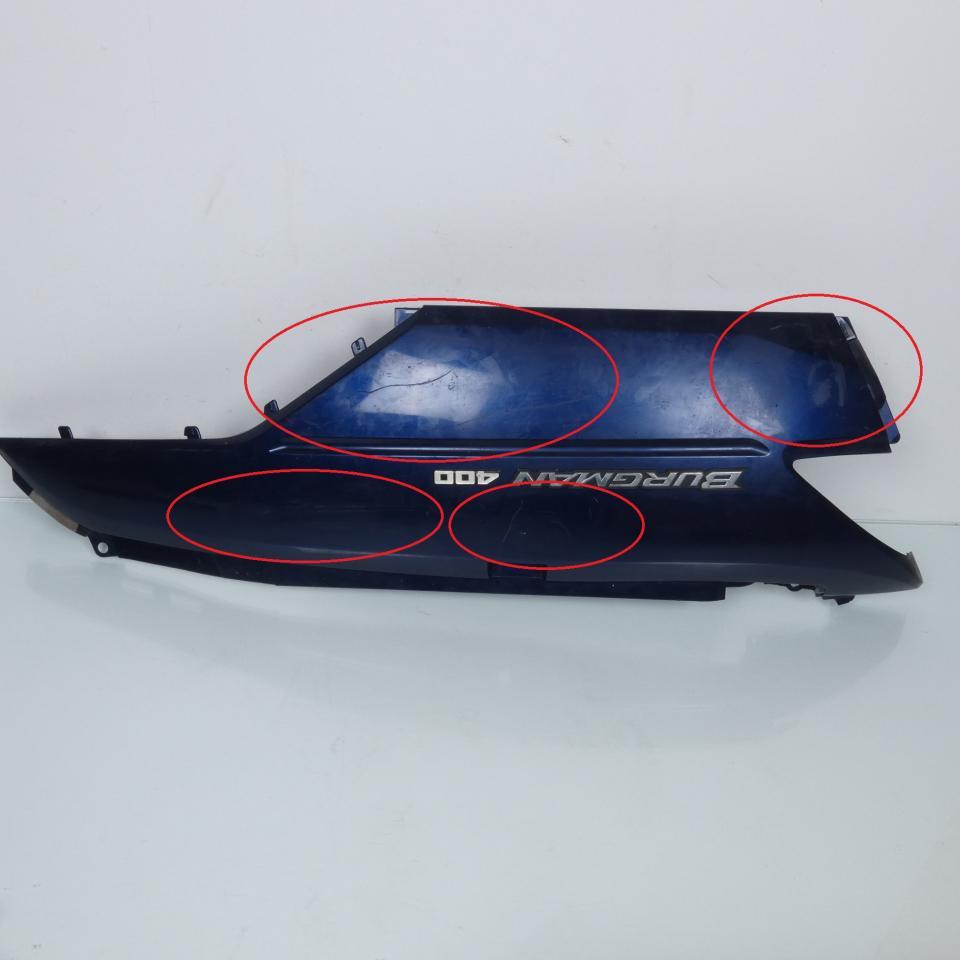 Coque arrière droite pour scooter Suzuki 400 Burgman 1999-2002 47111-14FA0 BLEU