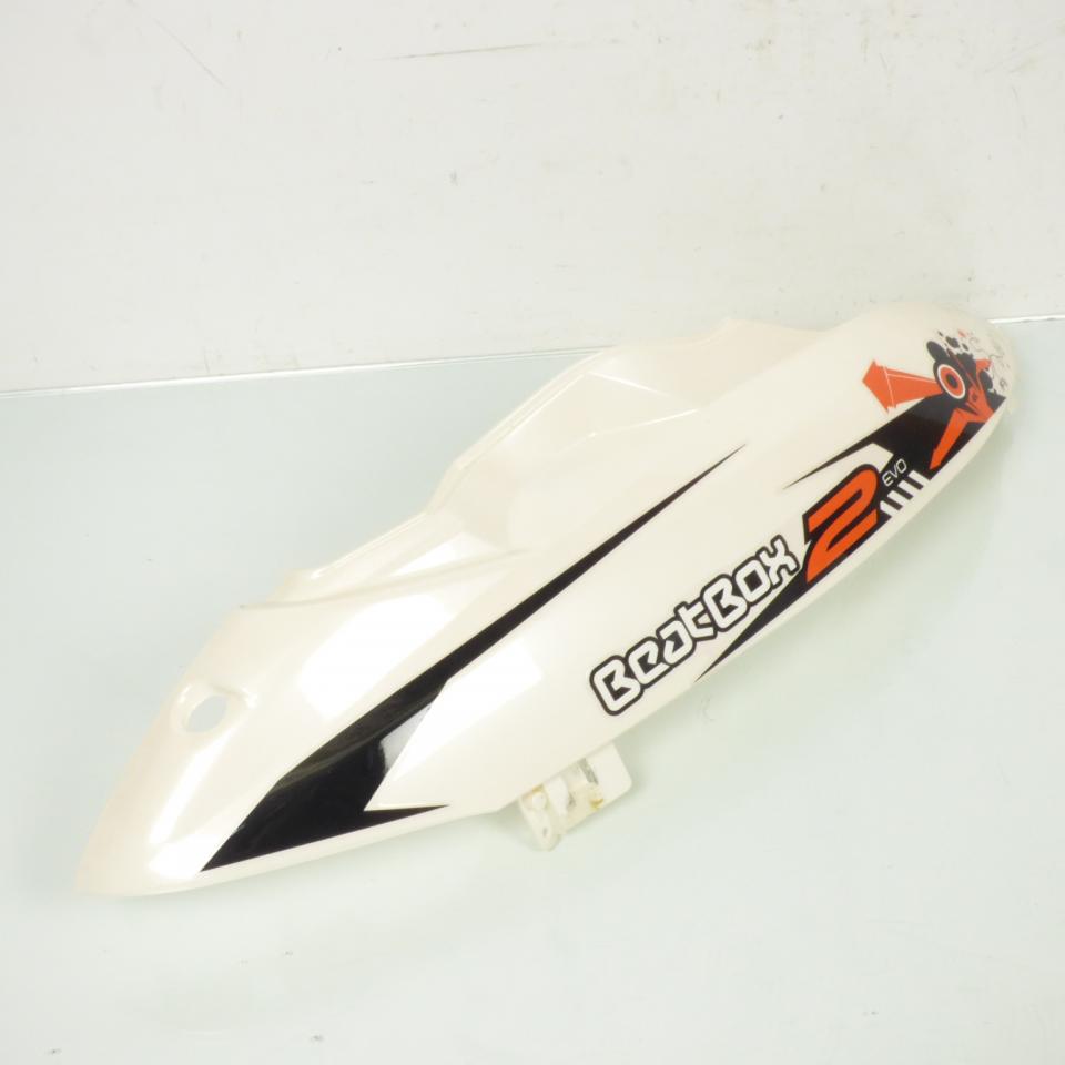 Coque arrière droite origine pour Scooter Chinois 50 QT TB00-070301002 / blanc Neuf en destockage