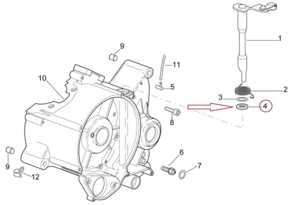 Joint spi moteur origine pour Moto CPI 50 SX Neuf