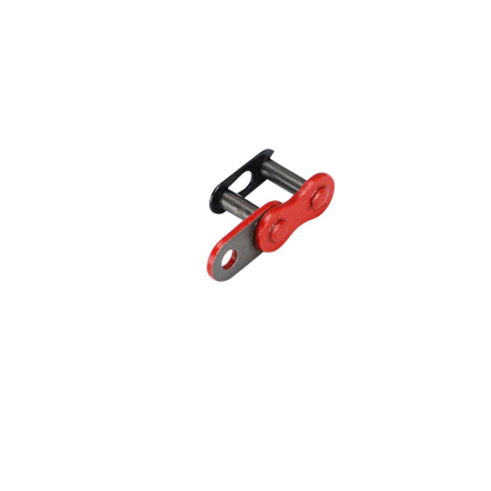 Attache rapide chaine de transmission rouge pour moto Peugeot 50 XP6 SM Pas 420