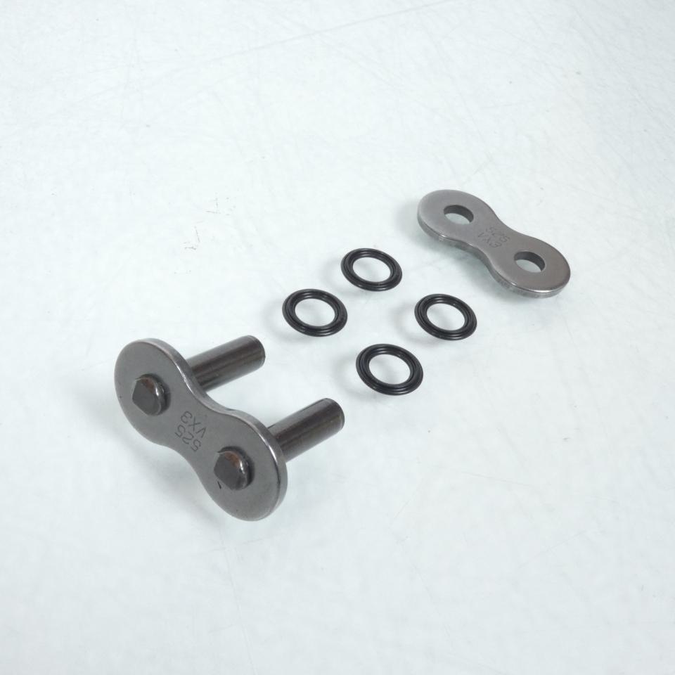 Attache chaine transmission à riveter 525VX3 X-Ring Pas 525 Gris DID pour moto