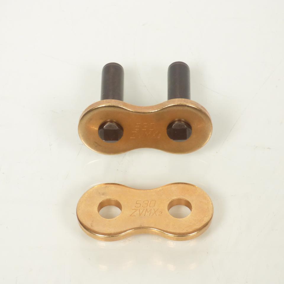 Attache chaine de transmission DID pour moto DID530ZVMX2GG / ZJ axe creux
