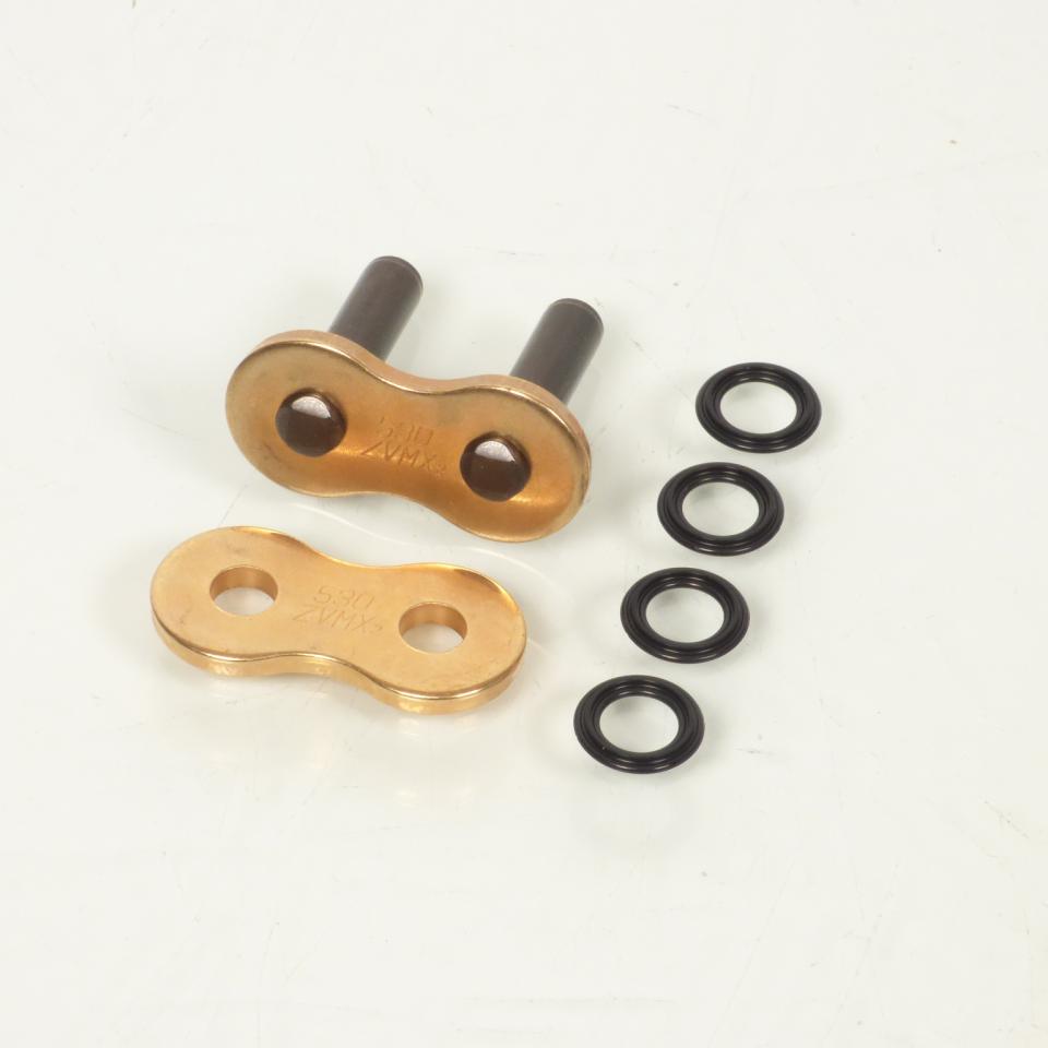 Attache chaine de transmission DID pour moto DID530ZVMX2GG / ZJ axe creux
