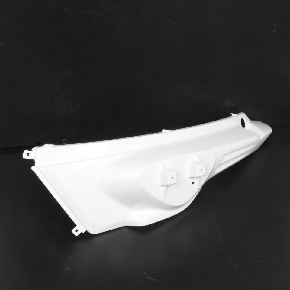 Coque arrière gauche P2R pour scooter MBK 50 Stunt blanc brillant Neuf