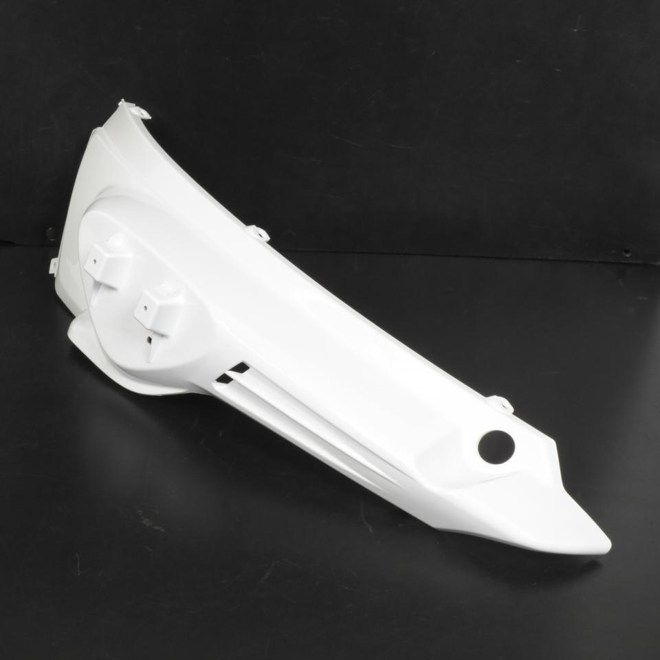Coque arrière gauche P2R pour scooter MBK 50 Stunt blanc brillant Neuf