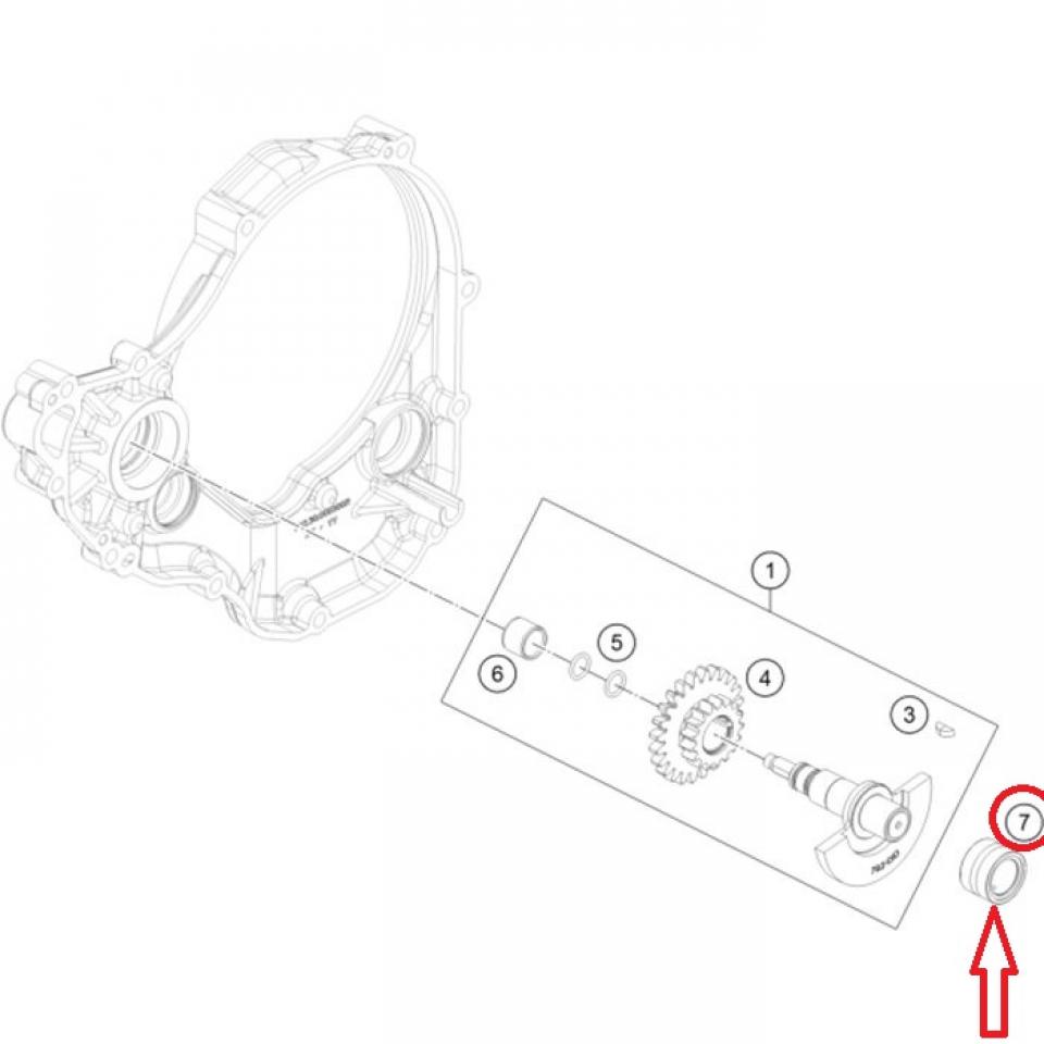 Roulement balancier équilibrage pour moto KTM 350 XC-F 77230058000 NK 16/16 Neuf