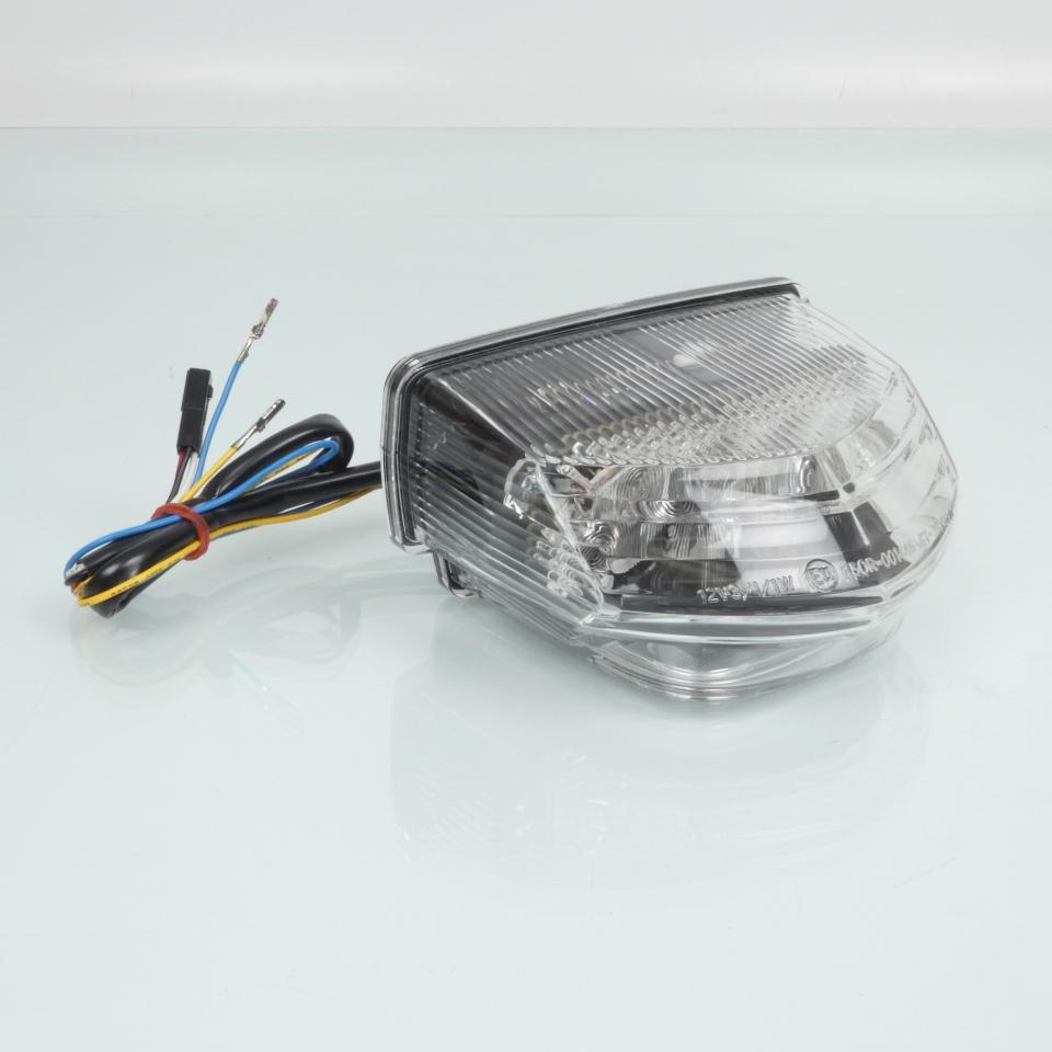 Feu arrière LED transparent Bike It pour moto Honda 600 CBR RR 2007 à 2012 Neuf