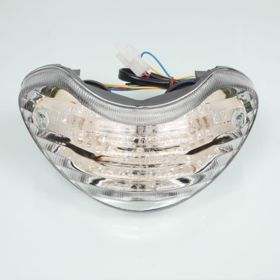 Feu arrière LED transparent Bike It pour moto Suzuki 650 SV 1999 à 2003 Neuf