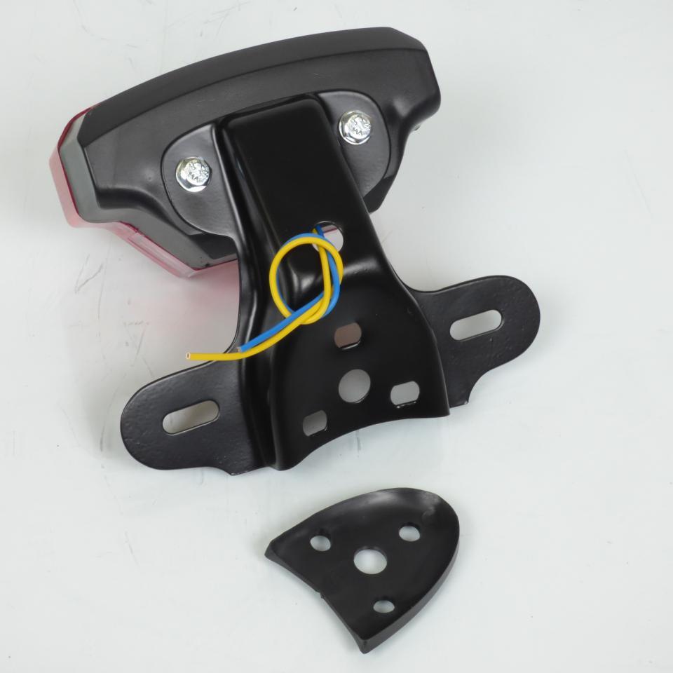 Feu arrière avec support de plaque universel pour mobylette cyclomoteur cyclo