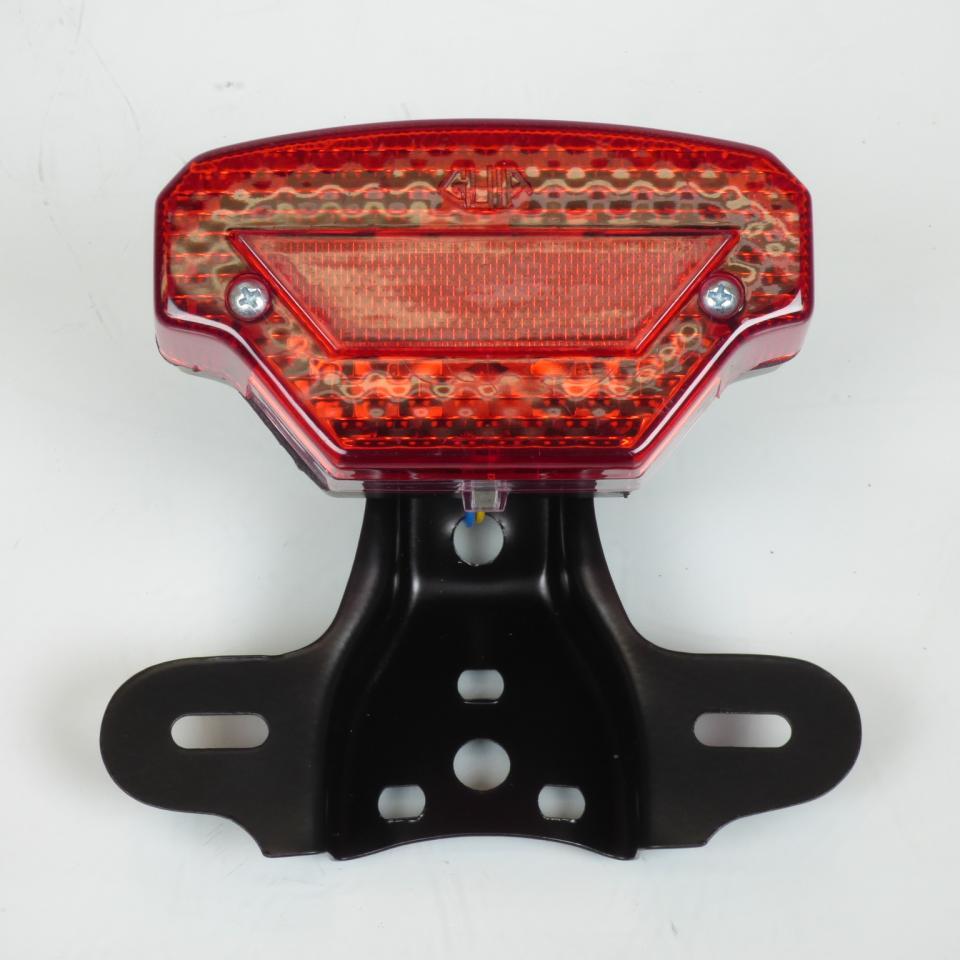 Feu arrière avec support de plaque universel pour mobylette cyclomoteur cyclo