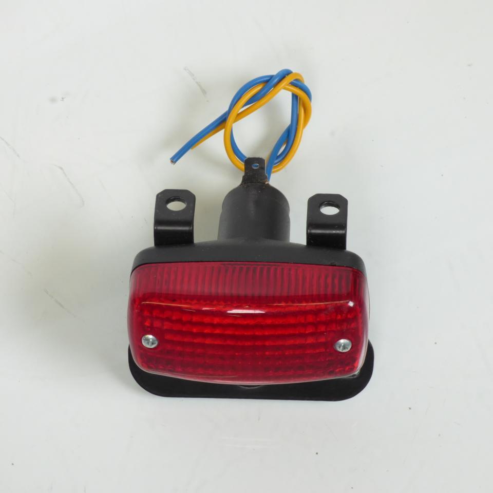Petit feu arrière avec support de plaque universel pour mobylette cyclomoteur cyclo