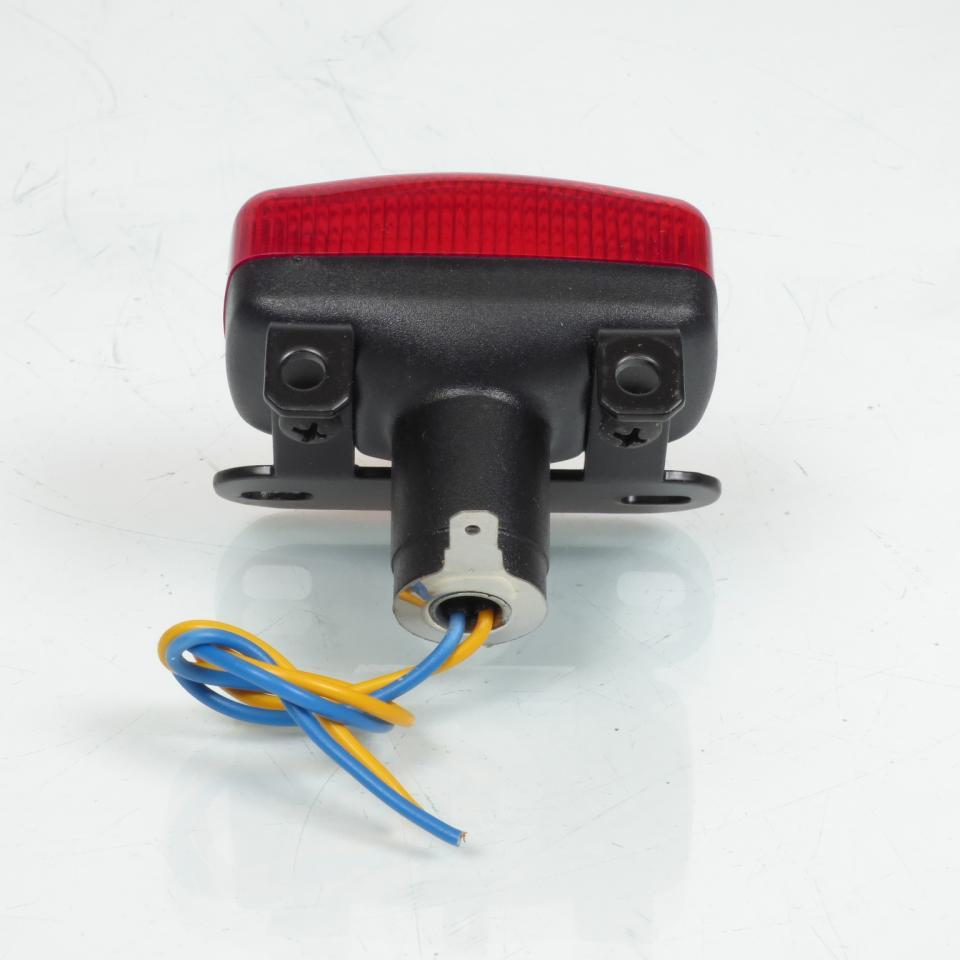Petit feu arrière avec support de plaque universel pour mobylette cyclomoteur cyclo