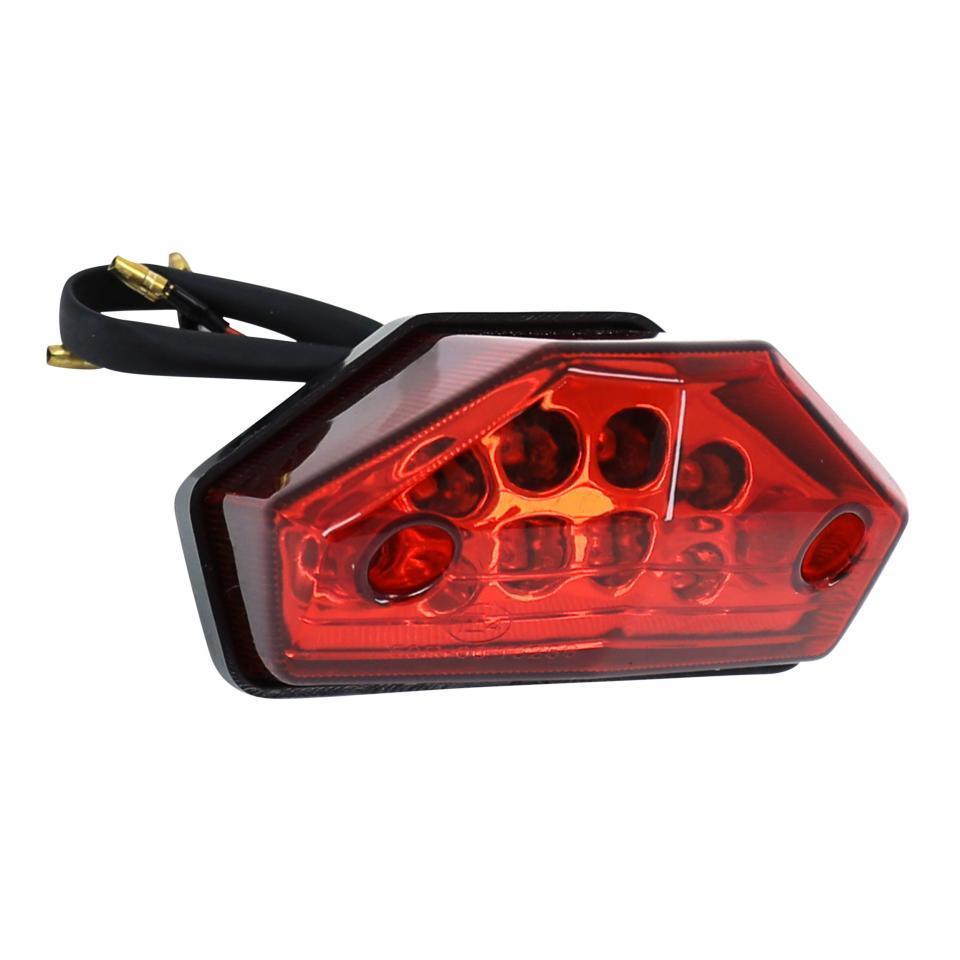 Feu arrière 12V a LED cabochon rouge P2R pour moto Rieju 50 MRT Neuf