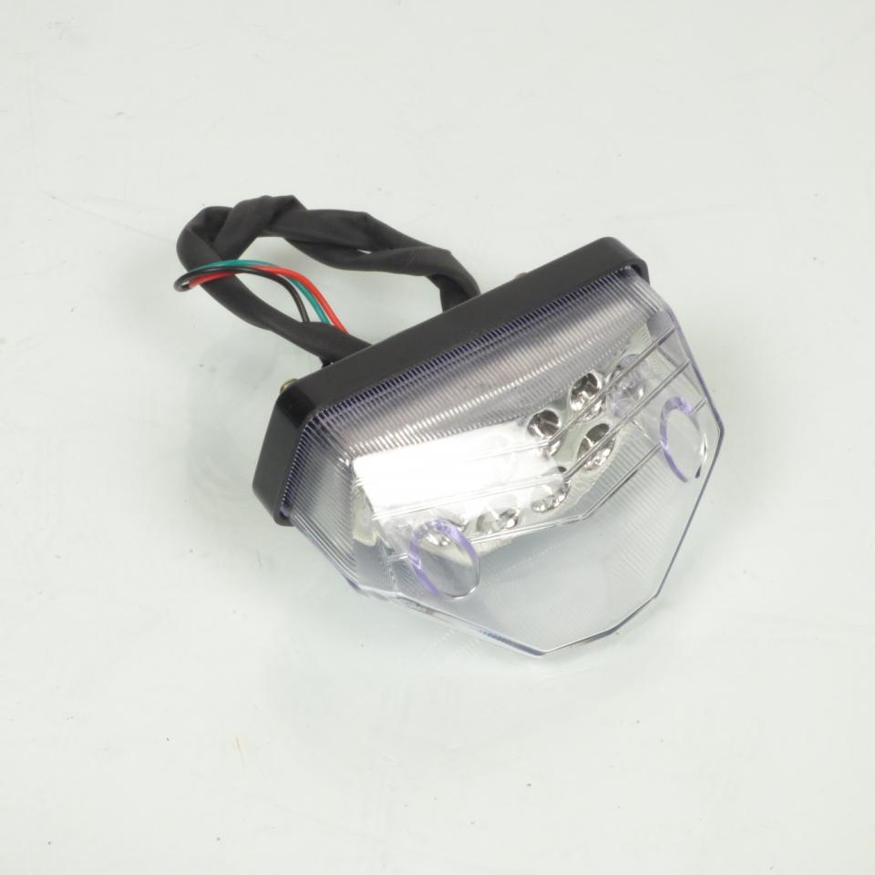 Feu arrière 12V a LED cabochon transparent pour moto Rieju 50 MRT 2009 à 2017