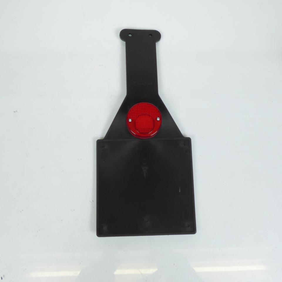 Feu arrière rond rouge + bavette caoutchouc souple pour moto enduro vintage