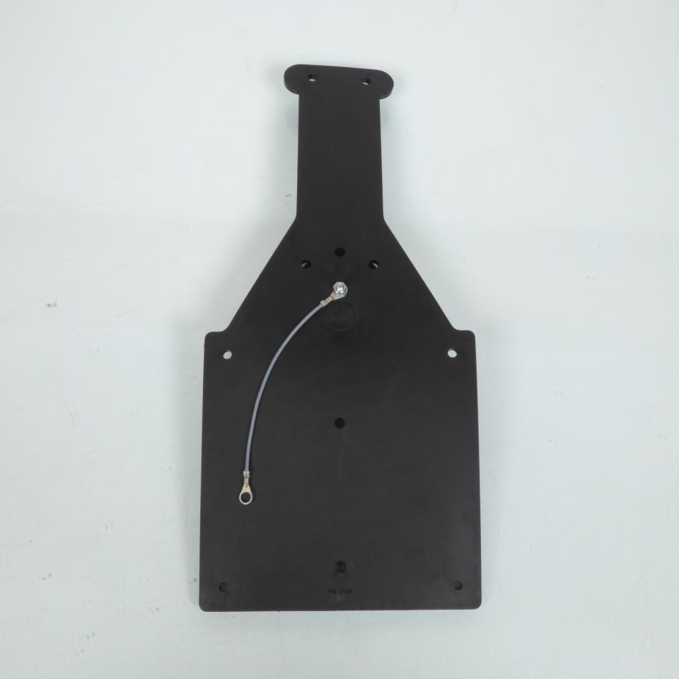 Feu arrière rond rouge + bavette caoutchouc souple pour moto enduro vintage