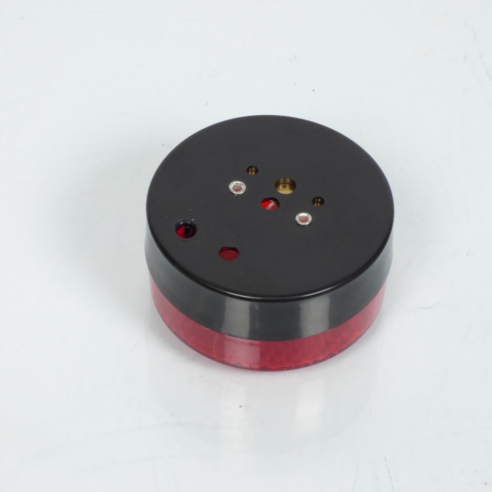 Feu arrière rond rouge Ø65mm pour mobylette cyclomoteur cyclo mob vintage