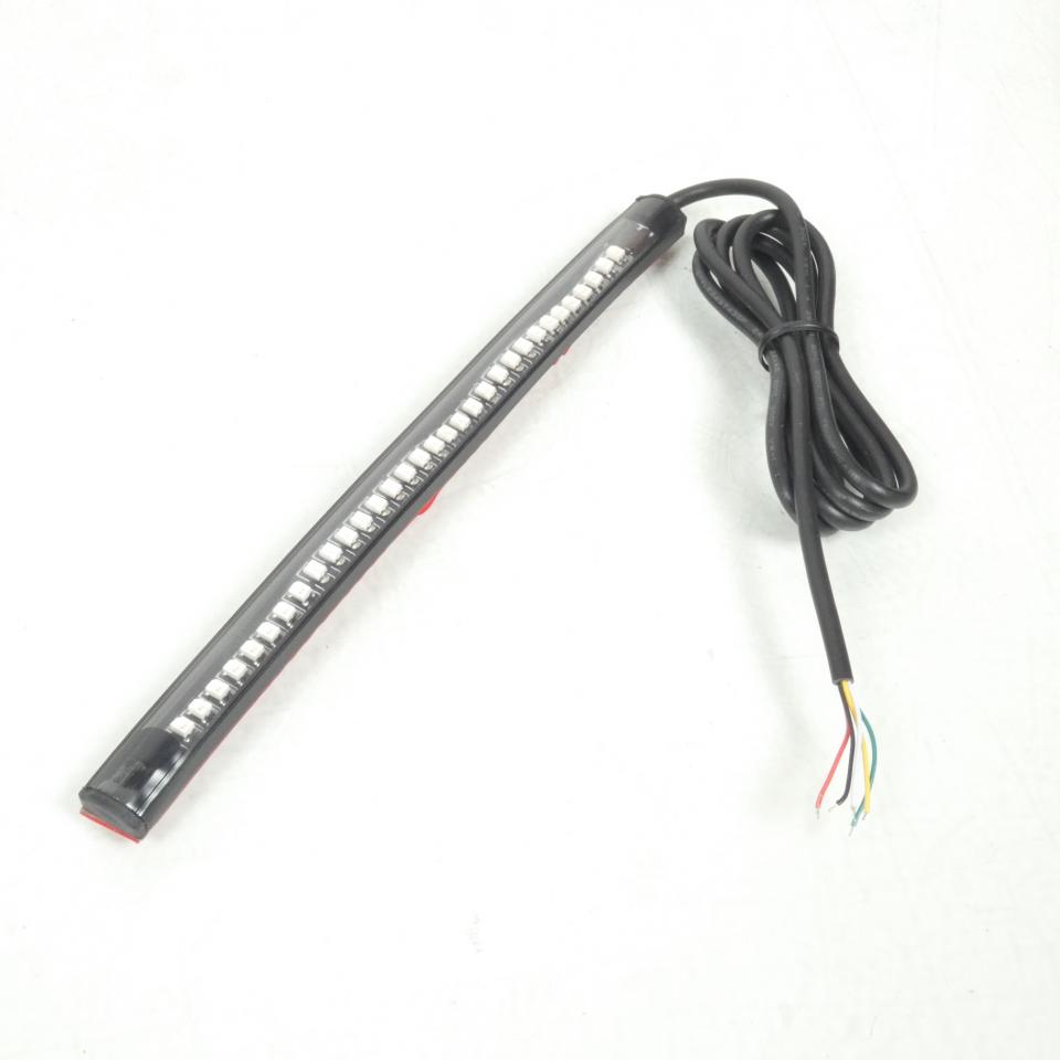 Feu arrière adhésif à Led L19.7cm Chaft pour deux roues moto scooter IN861 Neuf