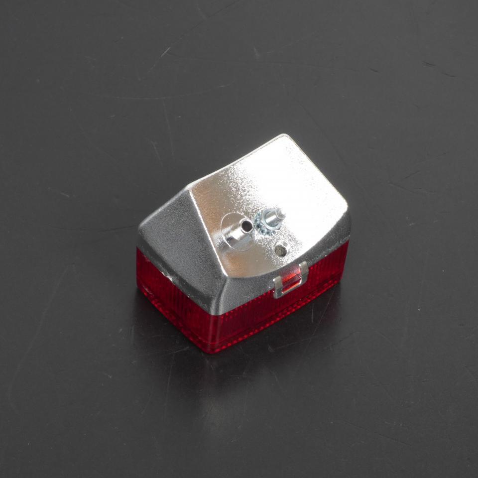 Feu arrière pour mobylette cyclomoteur MBK 51 chrome / rouge Neuf