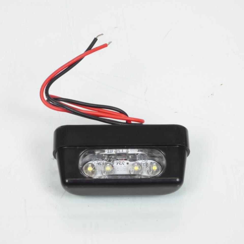 Éclairage de plaque d'immatriculation noir à LED 12V Replay pour moto Neuf