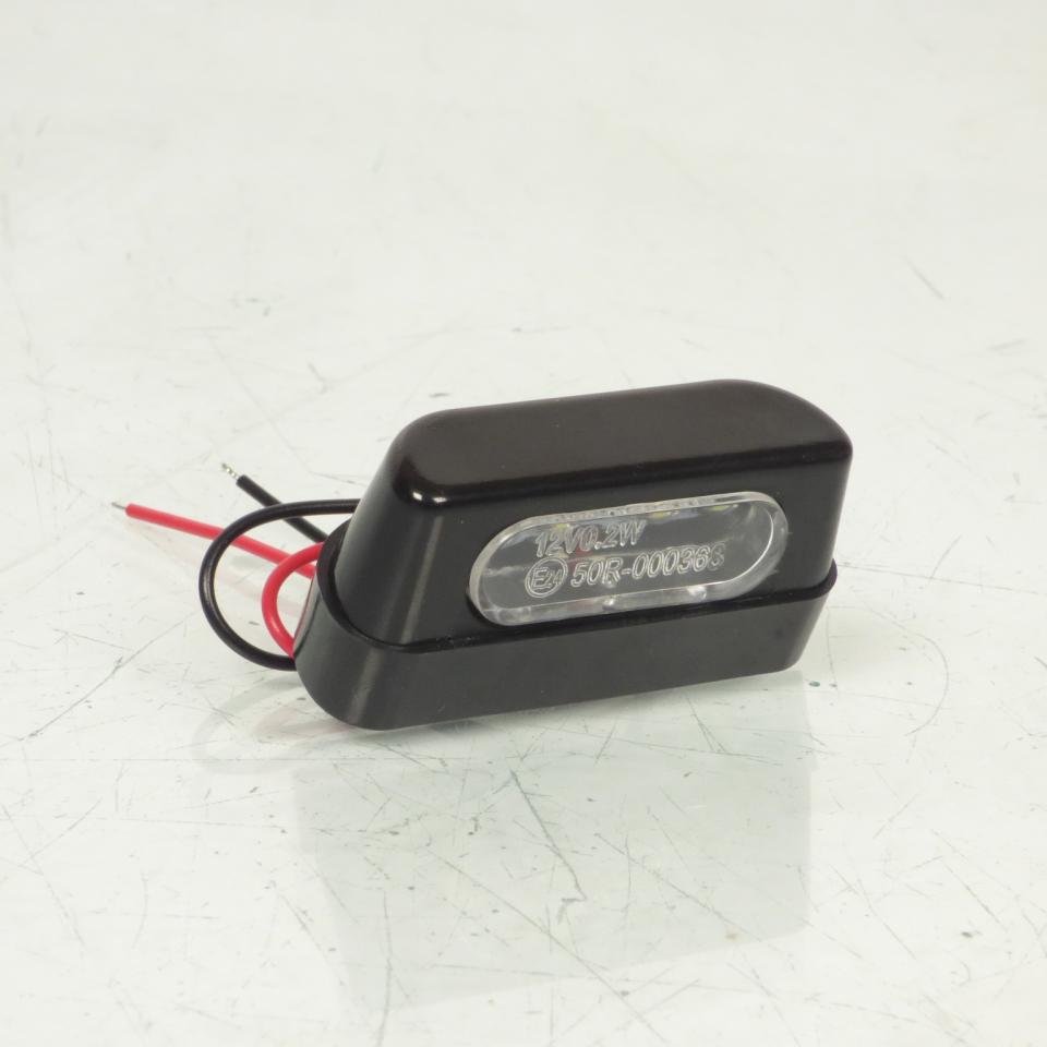 Éclairage de plaque One pour Auto 4 LED 12V noir Neuf